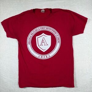 Arkansas Military First Responders Academy AMFRA Red T Shirt M/M